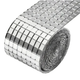 A roll of Silver Glass Self-Adhesive Mirror Mosaics, measuring approx. 4cm x 100cm!