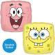 An 18 inch Spongebob & Patrick Square Foil Balloon, manufactured by Anagram.