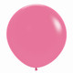 A pack of 3 24" Fashion Rose Latex Balloons, manufactured by Sempertex.