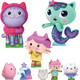 A Pack of 8 Gabby's Dollhouse Tabletop Cardboard Cutouts.