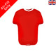 An 11 inch Red Sports Shirt Mini Foil Balloon, manufactured by Oaktree.