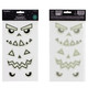 A Pack of Glow-In-The-Dark Pumpkin Face Gel Stickers, manufactured by PartyDeco. A Pack of Glow-In-The-Dark Pumpkin Face Gel Stickers, manufactured by PartyDeco.