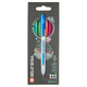 A Pack of 6 0.45mm Metallic Colours Retractable Gelly Roll Pens, manufactured by Sakura.