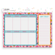 An Animal Print Jolipad Weekly Desk Planner.
