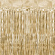 A 1m x 2m Gold Foil Fringe Door Curtain, manufactured by PartyDeco.
