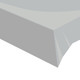 A Silver Plastic Tablecover, manufactured by Oaktree.