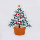 A Christmas Tree Embroidery Kit, manufactured by Trimits. A Christmas Tree Embroidery Kit, manufactured by Trimits.