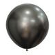 A pack of 3, 24" Silk midnight Grey Latex Balloons, manufactured by Sempertex. A pack of 3, 24" Silk midnight Grey Latex Balloons, manufactured by Sempertex.