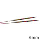 A set of KnitPro Interchangeable Circular Knitting Needle Pin Tips, with a width of approx. 6mm. A set of KnitPro Interchangeable Circular Knitting Needle Pin Tips, with a width of approx. 6mm.