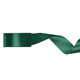 A spool of Bottle Green Satin Ribbon, measuring approx. 38mm x 25m. A spool of Bottle Green Satin Ribbon, measuring approx. 38mm x 25m.