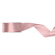 A spool of Light Dusty Rose Satin Ribbon, measuring approx. 38mm x 25m. A spool of Light Dusty Rose Satin Ribbon, measuring approx. 38mm x 25m.