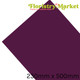 A Sheet of Black Cherry Hot Flex Clothing Vinyl, measuring approx. 203mm x 500mm
