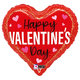 An 18 inch Happy Valentine's Day Sweetie Heart Foil Balloon, manufactured by Betallic. An 18 inch Happy Valentine's Day Sweetie Heart Foil Balloon, manufactured by Betallic.