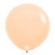 A bag of 3 24" Pastel Matte Nude Latex Balloons, manufactured by Sempertex Europe.