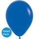 A royal blue latex balloon with a 12 inch diameter, manufactured by Sempertex. A royal blue latex balloon with a 12 inch diameter, manufactured by Sempertex.