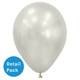 A silk oyster white latex balloon with a 12 inch diameter, manufactured by Sempertex. A silk oyster white latex balloon with a 12 inch diameter, manufactured by Sempertex.