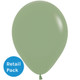 A eucalyptus latex latex balloon with a 12 inch diameter, manufactured by Sempertex. A eucalyptus latex latex balloon with a 12 inch diameter, manufactured by Sempertex.