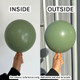 12" Fashion Eucalyptus Sempertex Latex Balloons (12) 12" Fashion Eucalyptus Sempertex Latex Balloons (12)