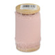 A Spool Blush Frayed Edge Chiffon Ribbon, measuring 50mm x 5m.