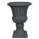 A Hortus Victorian Grey Garden Urn, measuring 48cm.