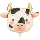 A 22 inch Cow Head Foil Balloon, manufactured by PartyDeco.