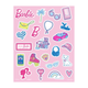 A set of 4 Barbie Style Sticker Sheets, manufactured by Unique.