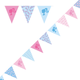A Barbie Style Paper Pennant Bunting, measuring approx. 12ft.