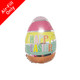An unpackaged 9 inch Sweet Easter Egg Shaped Foil Balloon, manufactured by Unique.