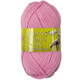 A 50g ball of Merino Blend DK Pale Pink Wool, manufactured by King Cole.