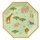 A pack of 6 Safari Paper Plates, manufactured by Partydeco.
