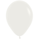 A pack of 50 12-inch Fashion Almond White Latex Balloons, manufactured by Sempertex