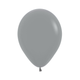 A pack of 50 5-inch Fashion Urban Grey Latex Balloons, manufactured by Sempertex