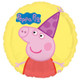 18 inch Peppa Pig Party Hat Foil Balloon (1)