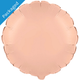 An 18 inch Matte Vintage Rose Round Foil Balloon.