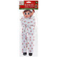 A bear printed set of pyjamas for elves.