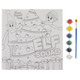 An elf paint your own canvas set.