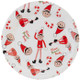 A pack of 6 elf paper plates.
