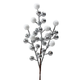 A 36cm Silver & White Glittery Ball Pick.