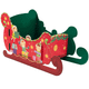 A Christmas Elves Sleigh Jumbo Gift Display.