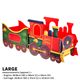 A Christmas Santa Express Train Large Gift Display.