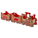 A Gingerbread Sweet Express Train Small Gift Display.