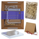 A Christmas Kraft Gift Hamper Set.