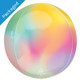 A 16 inch Orbz Pastel Stardust Foil Balloon, manufactured by Anagram.