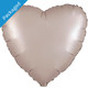 An 18 inch Matt Starlight Gold Heart Foil Balloon.