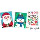 A Christmas Make Your Own Faces Craft Set.