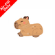 A 14 inch Capybara Craze Mini Foil Balloon, manufactured by Anagram.