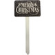 A Black Merry Christmas Chalkboard Pick.