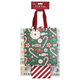 A set of 3 Christmas Brights Assorted Gift Bags.
