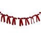 A Red Velvet Bow Garland.