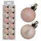 A set of 12 3cm Oyster Assorted Baubles.